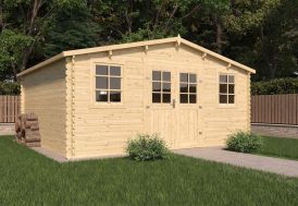 Abri de jardin en bois brut Vallo