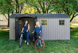 Cabanon de jardin en résine imitation bois Lifetime