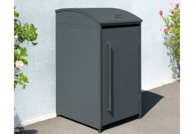 Cache-poubelle en acier Moderna anthracite