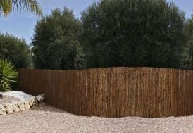 Clôture Osier naturel Haut de gamme 2m X 5m - Jardinerie Fiol