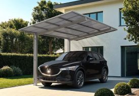 Carport en aluminium et polycarbonate XIMAX