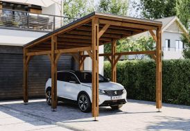 Carport en bois autoclave 5x3 m Elio Cerland
