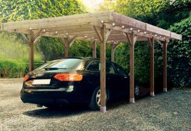 Carport Bois Modulable 3x5 m