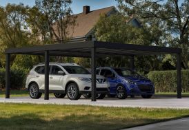Carport double en aluminium Canopia Oslo