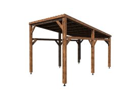 Carport simple en bois Cerland