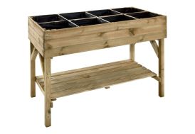 jardinière bois gariguette en bois traité FSC jardipolys