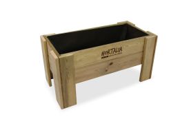 Carré potager sur pieds en bois traité 50 L Hortalia - Gardenbrico S40