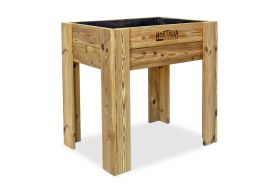 Carré potager sur pieds en bois traité 80 L Hortalia - Gardenbrico M80