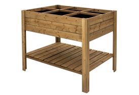 Carré potager sur pieds en bois autoclave Ekju 253478-02