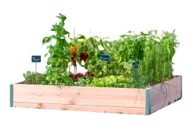 Carré potager en bois Douglas 120 x 65 cm 110 L Mon Petit Potager