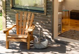 Fauteuil de jardin Adirondack pour enfant en bois autoclave Amata
