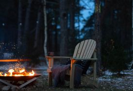 Fauteuil de jardin Adirondack bois autoclave