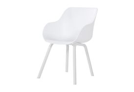 Chaise de Jardin Aluminium et Résine Hartman Sophie Element Organic Blanc