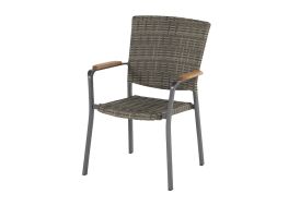 chaise de jardin empilable en aluminium et résine fauteuil de jardin Hartman Sintra