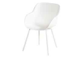 Chaise de jardin résine et aluminium Hartman Sophie Rondo Elegance blanc