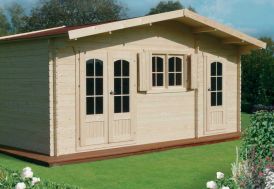 abri de jardin en bois rostock avec toit double pan