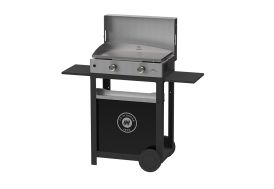 Plancha à gaz Le Marquier 4 Kw sur chariot