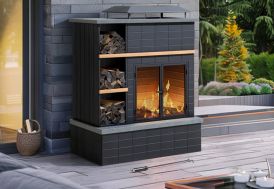 Cheminée de jardin en acier Sunjoy Etna