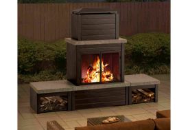 Cheminée de jardin en acier thermolaqué Sunjoy Vulture