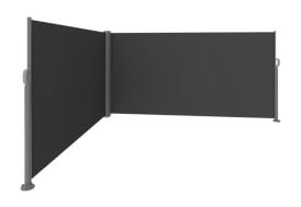 Clôture brise-vue en polyester gris anthracite