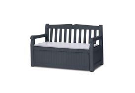 Coffre de Rangement Garden Bench Anthracite 265L