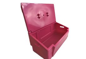 Coffre de jardin 100L rose