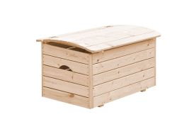 Coffre à jouets extérieur en bois - 76 x 43 cm Timbela