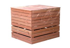 Composteur en bois Douglas imputrescible 1200 litres Lecopot