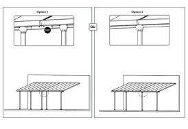 Connecteur pour Pergola Patio