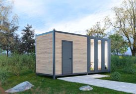 Studio de jardin habitable 14 m² - Container Modern