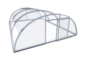 Couverture de Piscine en Aluminium et Polycarbonate Mountfield 394 x 642 x 132 cm