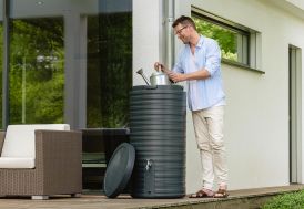 Cuve de récupération d’eau de pluie 300 L Garantia Nordic