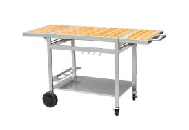 Desserte de jardin en acier et bois Grandi XL