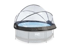 Dôme de protection pour piscines tubulaires rondes diamètre 244 cm