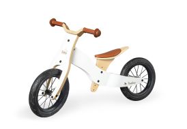 Draisienne en bois blanc 2 roues pour enfant dès 2 ans