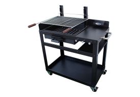 Ensemble Barbecue + Chariot en Acier 87 x 50 cm Delta