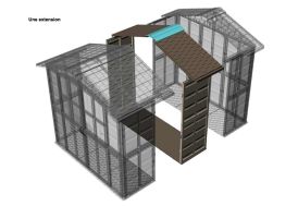 Extension pour Abri de Jardin Ghibli
