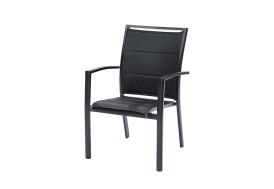 fauteuil de jardin en aluminium et textilène modulo Wilsa