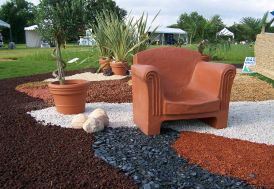 Fauteuil de jardin en PEHD PAPI Olga