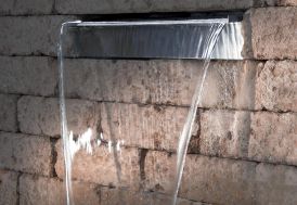 Fontaine de Jardin Lame d’Eau en Inox Seliger Aquafall 1200 