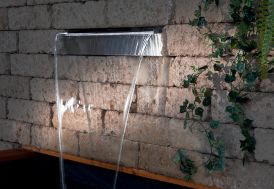 Fontaine de Jardin Lame d’Eau en Inox Seliger Aquafall 600