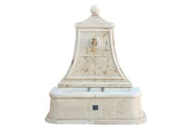 Fontaine de jardin murale en pierre reconstituée Auteuil Roc de France