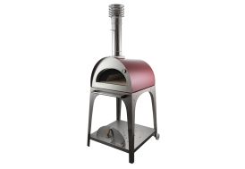 Four à bois extérieur en inox Alma 71 x 73 cm avec chariot