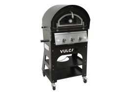 Four à pizza convertible en barbecue gaz Vulcano 3 Premium