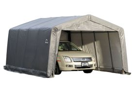 garage en acier et polyéthylène mobile et souple 18 m² 