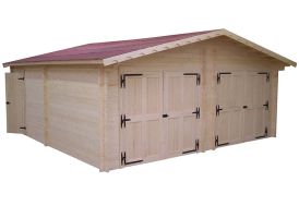 Eden Partenaire Jardin - Garage en bois double pente Basic