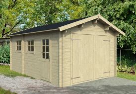 Garage de jardin en bois d’épicéa brut Keith