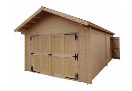 Eden Partenaire Jardin - Garage en bois double pente Basic