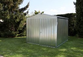 Garage de jardin en acier galvanisé Habrita