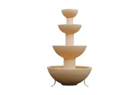 Pot de fleurs en plastique Cascade PAPI 600 L - 4 vasques
